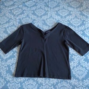 Ann Taylor v-neck 3/4 length sleeve tee shirt